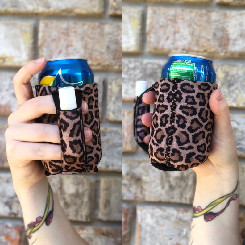 12oz Can Koozie With Handle – Rhinestone Divaz