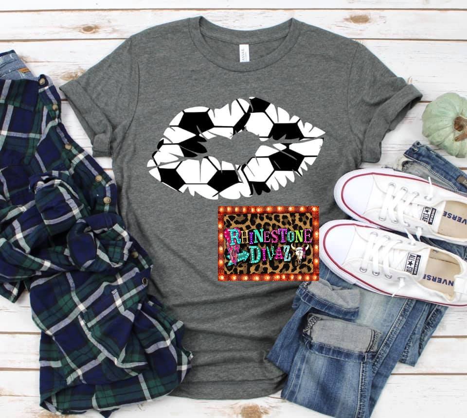 Soccer Lip Tee