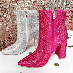 Pink Dripping in Diamond Boots