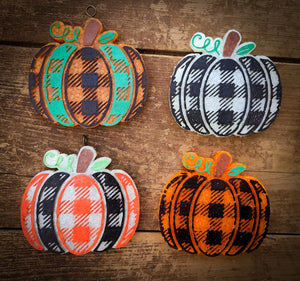 Buffalo Plaid Pumpkin Smelly Jelly