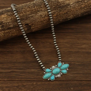 Boho Turquoise Necklace