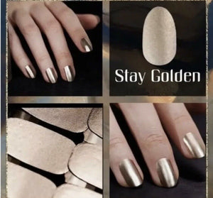 Stay Golden 100% Polish Nails