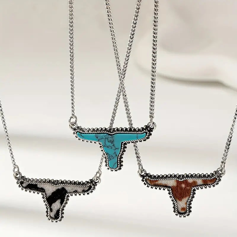 Western Bull Necklace