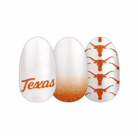 UT Austin 100% Polish Nails