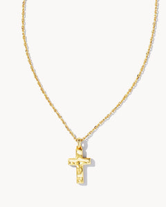 Cross Pendant Necklace in Gold