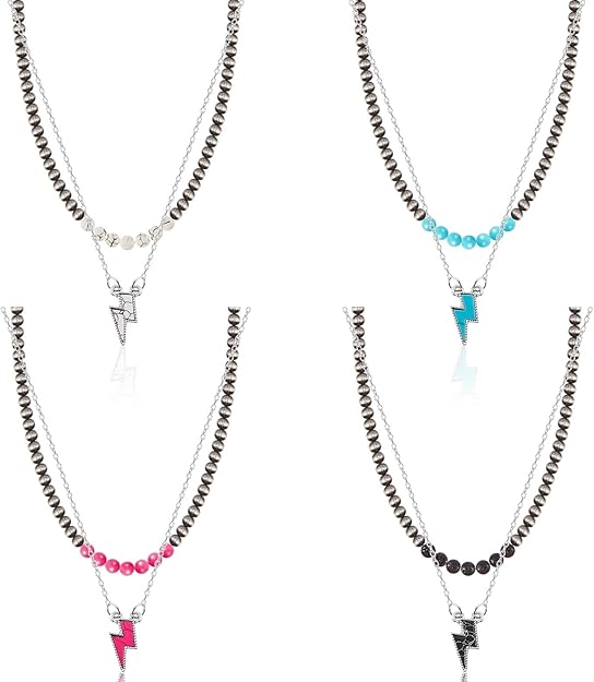 Bolt Necklace Choker Set