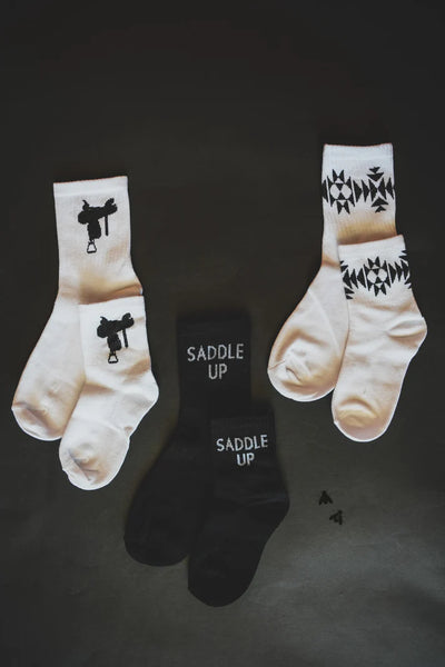 KIDS Sock Em Western Socks