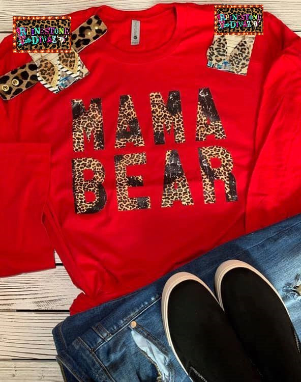 Mama Bear Long Sleeve Tee