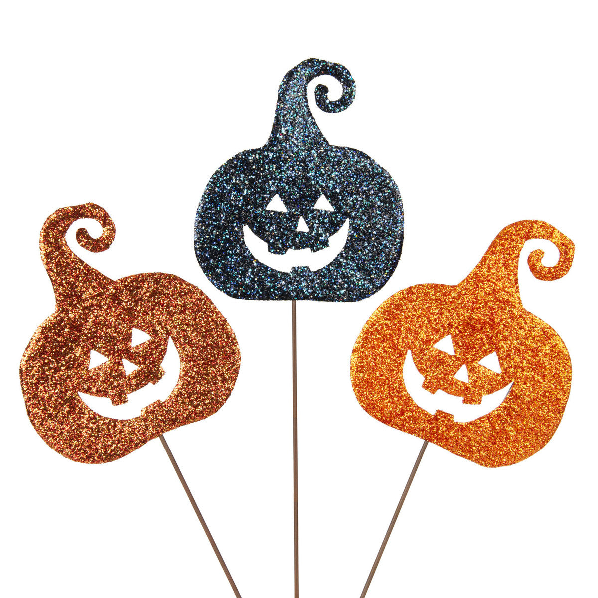 All Glitter Jack O Lanterns