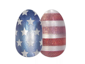 Patriotic Parade 100% Polish Nails