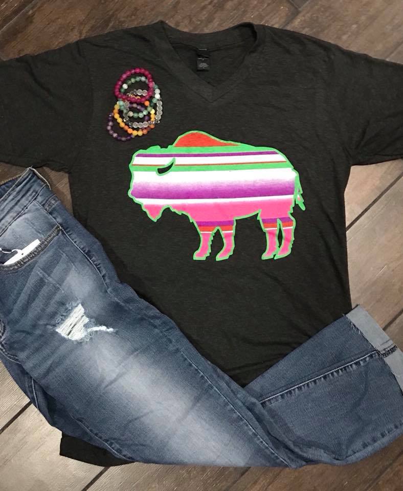 Serape Buffalo Tee