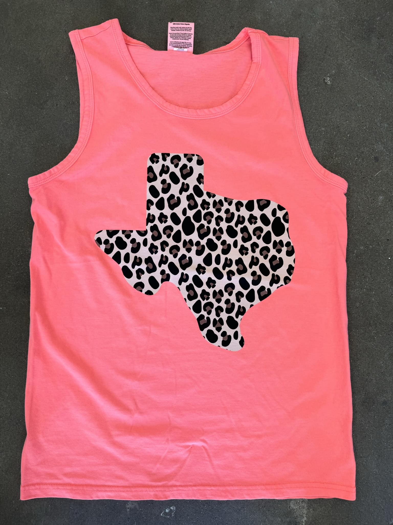 Neon Leopard Texas Tank