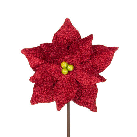 All Glitter Red Poinsettia