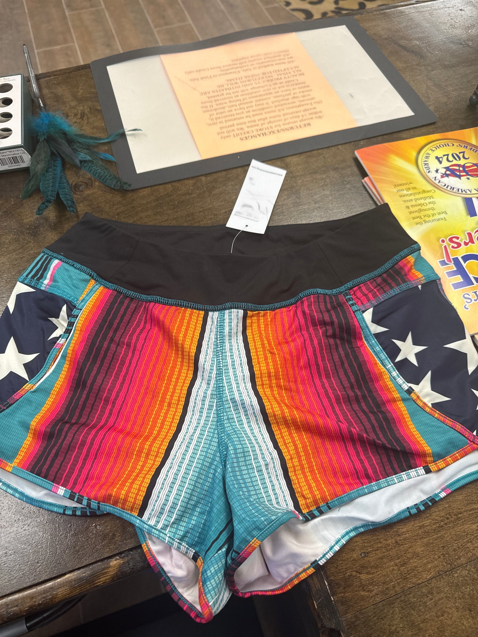 Flag/Serape Board Shorts