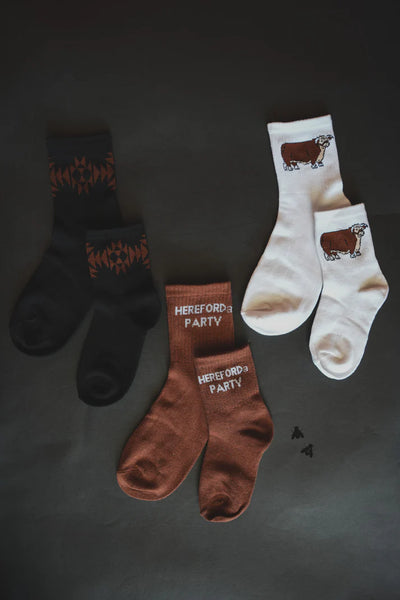 KIDS Sock Em Western Socks