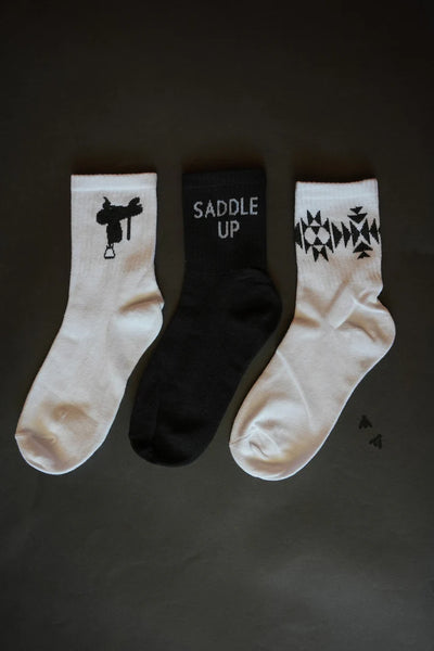 Sock Em Western Socks