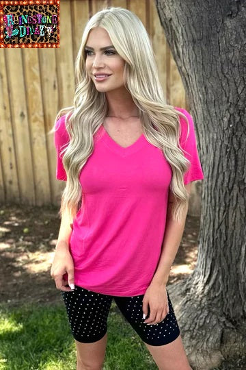 Simple Sterling Pink Top