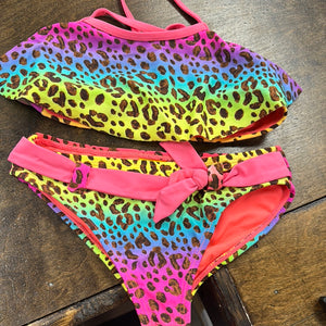 Girls Neon 2Pc Swim Suit