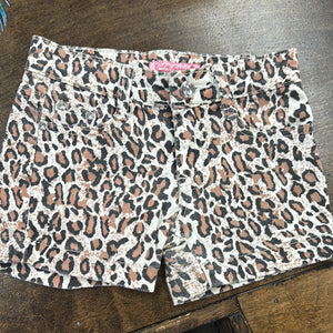 Girls Leopard Shorts