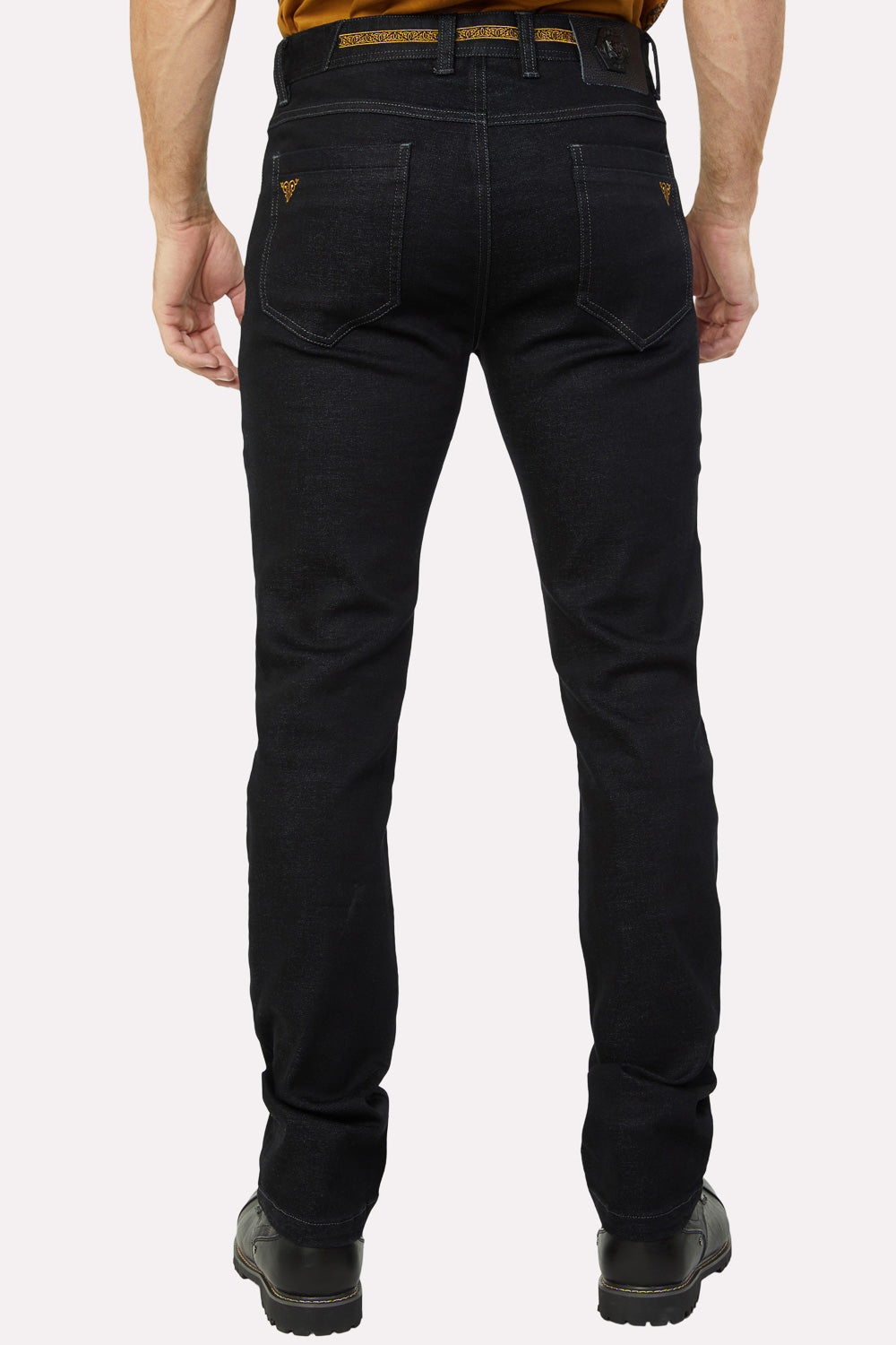 Cruz Men's Supersoft Jet Black Stretch Slim Jeans