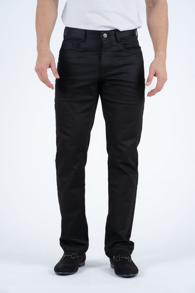 Slade Men's Black Relaxed Fit Stretch Pants