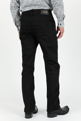 Slade Men's Black Relaxed Fit Stretch Pants