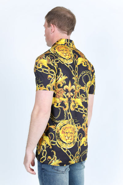 Men's Baroque Print Red Label Polo