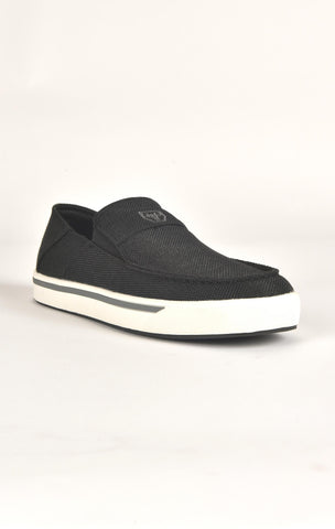 Mens Heather Canvas Slip-On Sneaker