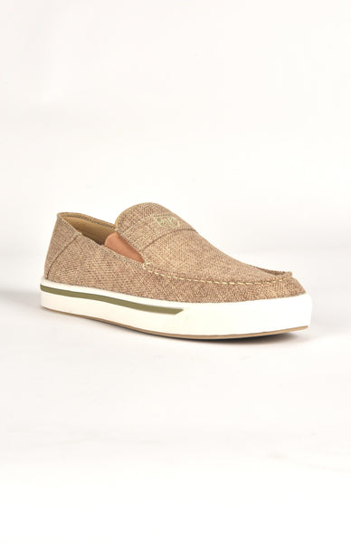 Mens Heather Canvas Slip-On Sneaker