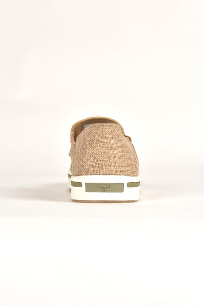 Mens Heather Canvas Slip-On Sneaker