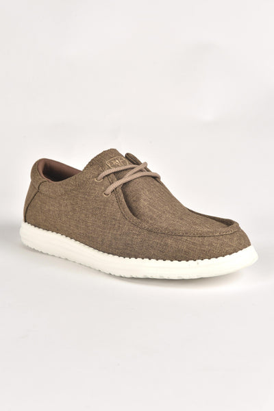 Mens Lightweight Heather Canvas Sneaker