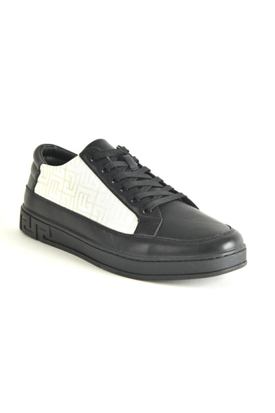 Mens Multi Fabric Low-Top Sneaker