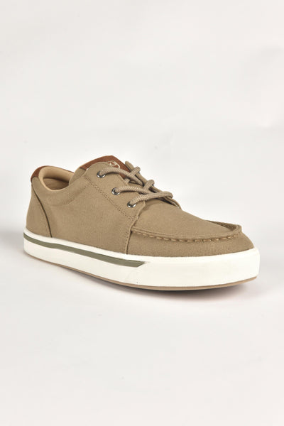 Mens Solid Canvas Sneaker