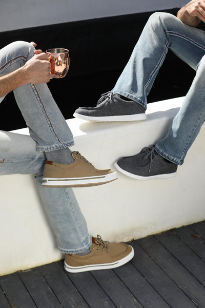 Mens Solid Canvas Sneaker