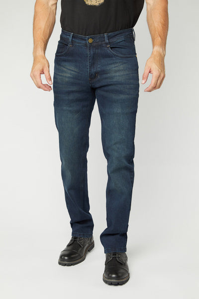 Pax Men's Dk Blue Slim Stretch Jeans