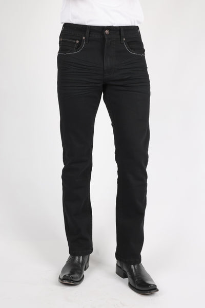 Holt Men's Black Boot Cut Jeans