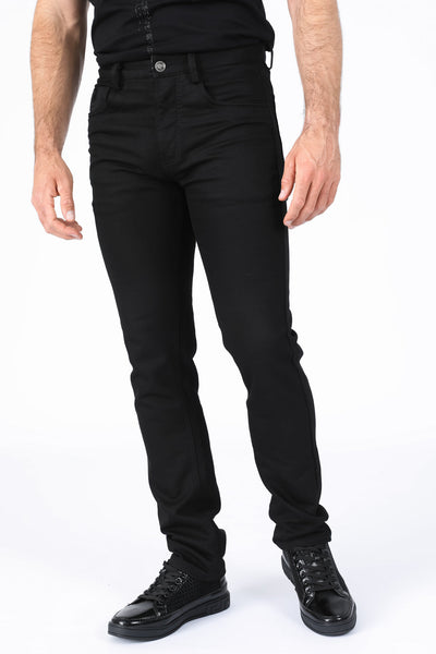 Slade Men's Black Relaxed Fit Stretch Pants