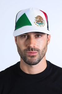 Men's Mexican Pride Baseball Cap - White