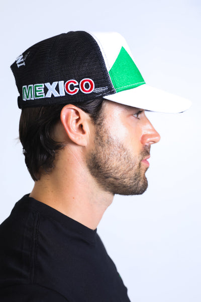 Men's Mexican Pride Baseball Cap - White