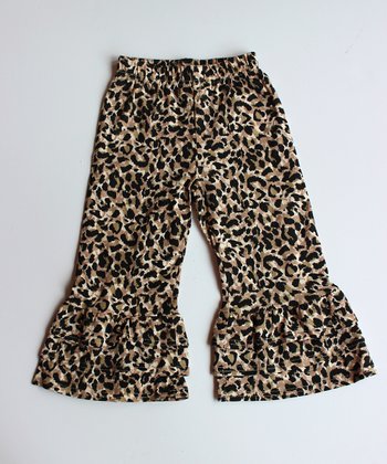 Leopard Ruffle Pants