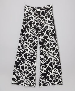 Damask Palazzo Pants