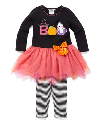 Boo Pink/Orange Tutu outfit