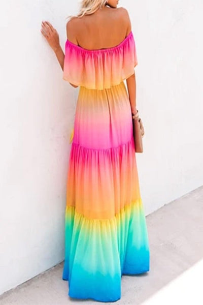 Sunset Ombre Maxi Dress