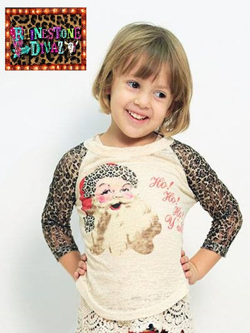 Leopard Santa Top