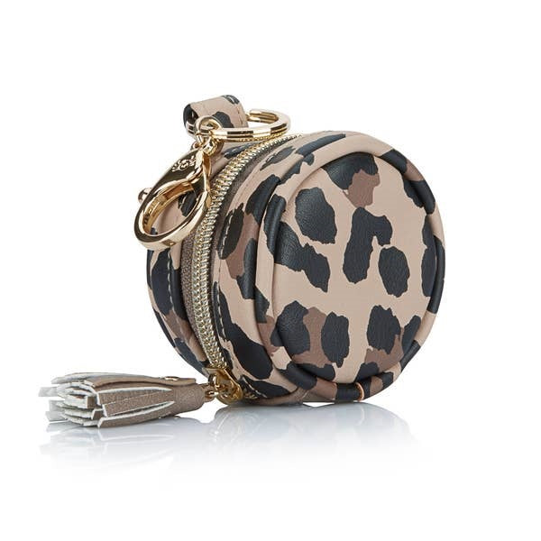 Leopard Diaper Pod Itzy Ritzy Keychain