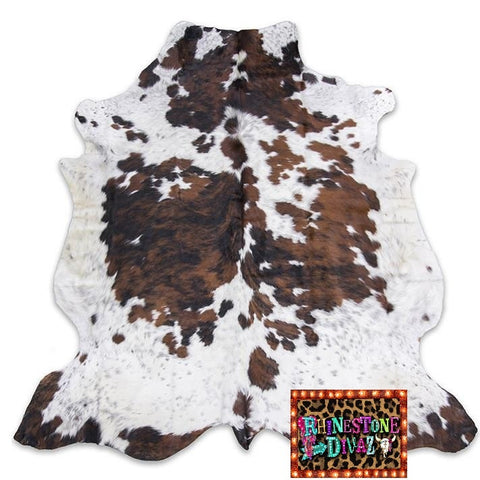 Tricolor Cowhide Rug