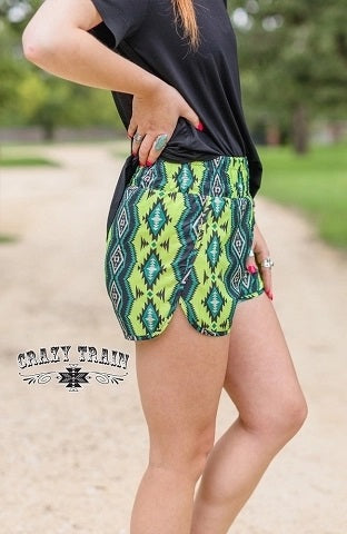 Neon Mom Tuck It Shorts