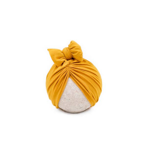 Mustard Classic Head Wrap Cap