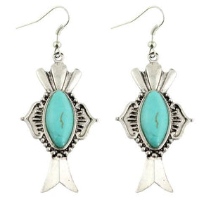 Turquoise Stone Earrings