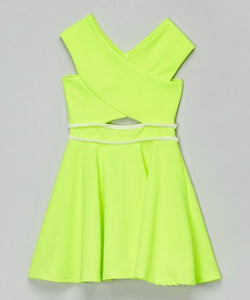 Lime Swing Dress